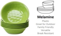 Certified International 6-Pc. Green Melamine All-Purpose Bowl Set